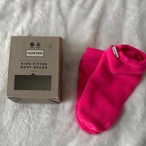 Hunter Kids' Ankle Boot Socks - Bright Pink